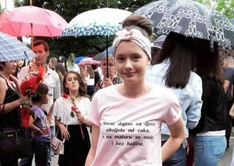 Umjesto haljine za maturalnu odabrala donaciju za djecu koja su oboljela od raka